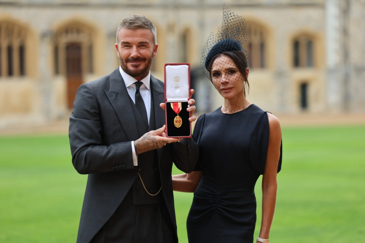 David Beckham knighted for services to sport and charity